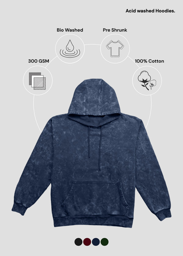 Acid Washed Hoodies