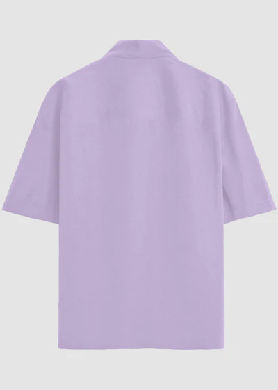 Lavender Oversized Shirt - Back View