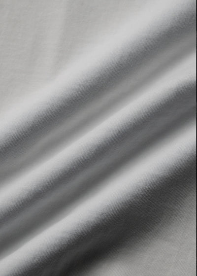 White Oversized Shirt - Fabric texture close-up