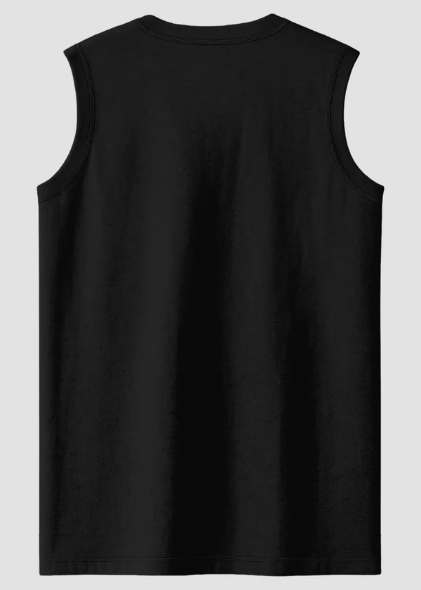 Sleeveless Tee - Black