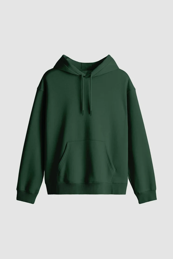 Hoodie - Bottle Green