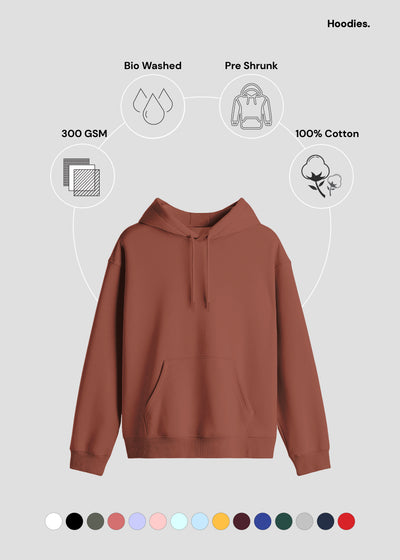 Hoodie - Coral