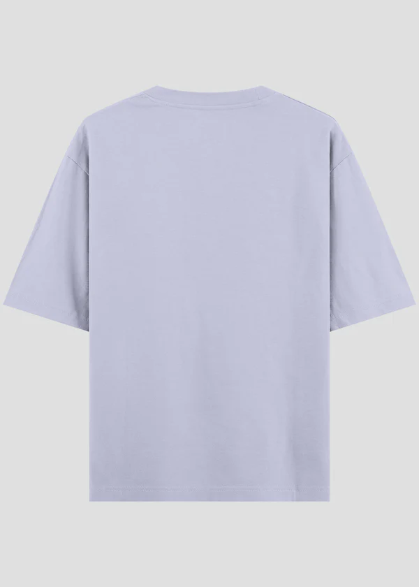 Lavender Oversized T-Shirt - Back View