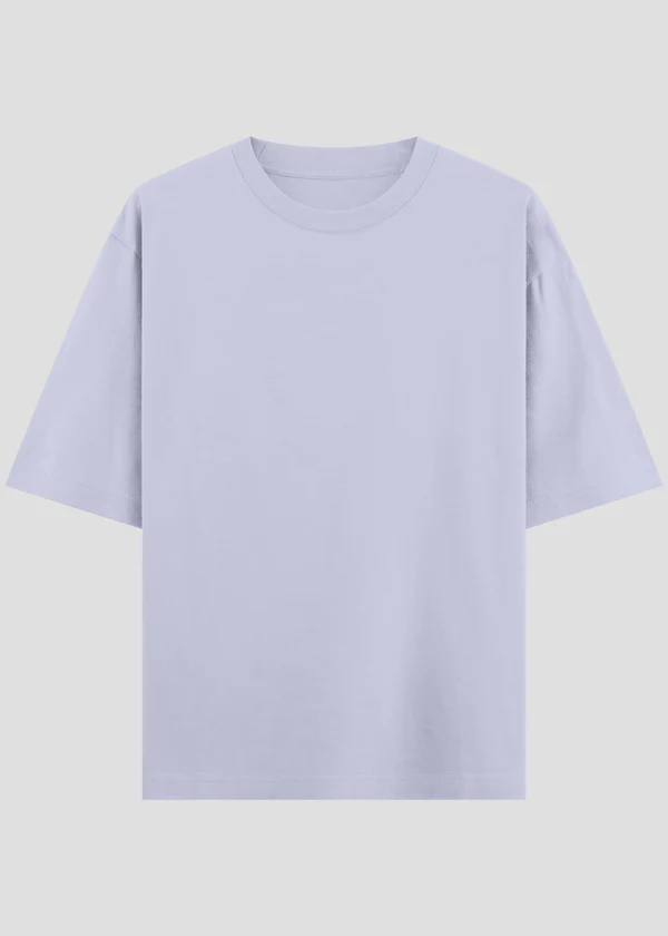 Lavender Oversized T-Shirt - Front View