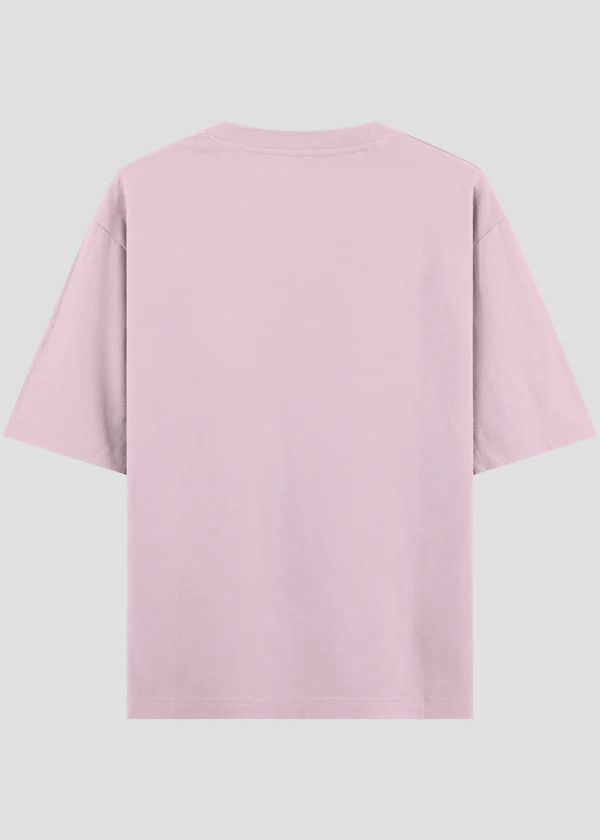 Light Pink Oversized T-Shirt - Back View