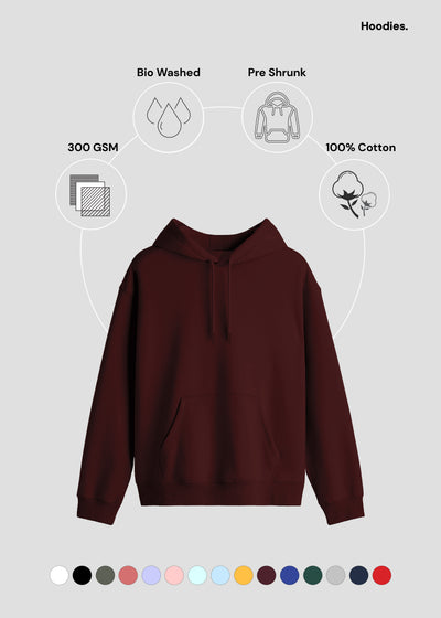 Hoodie - Maroon