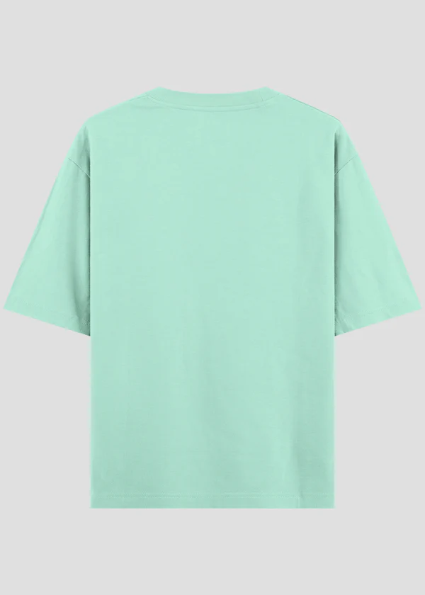 Mint Green Oversized T-Shirt - Back View