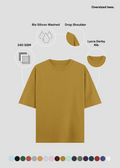 Mustard Yellow Oversized T-Shirt - Feature Infographic