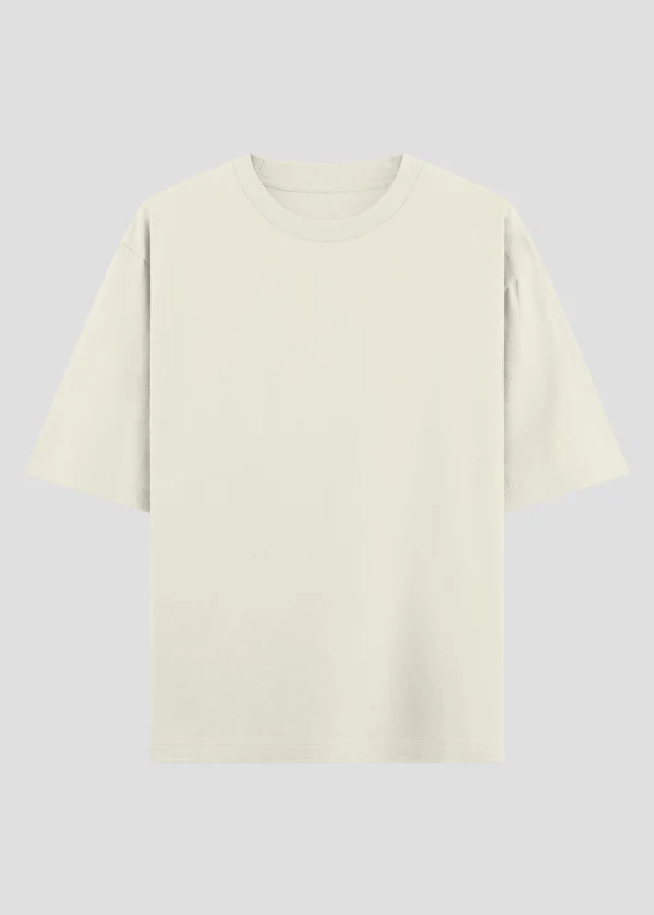 Off White Oversized T-Shirt - Front View