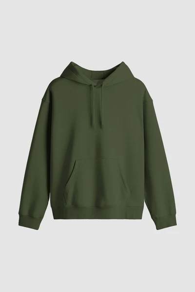Hoodie - Olive Green