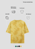Yellow Tie Dye Oversized T-Shirt - Feature Infographic